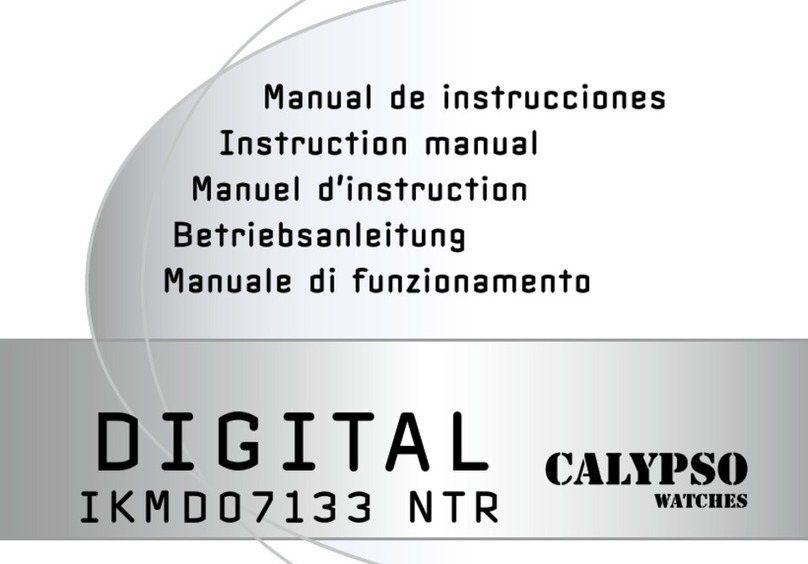 Calypso Watches DIGITAL IKMD07133 NTR instruction manual