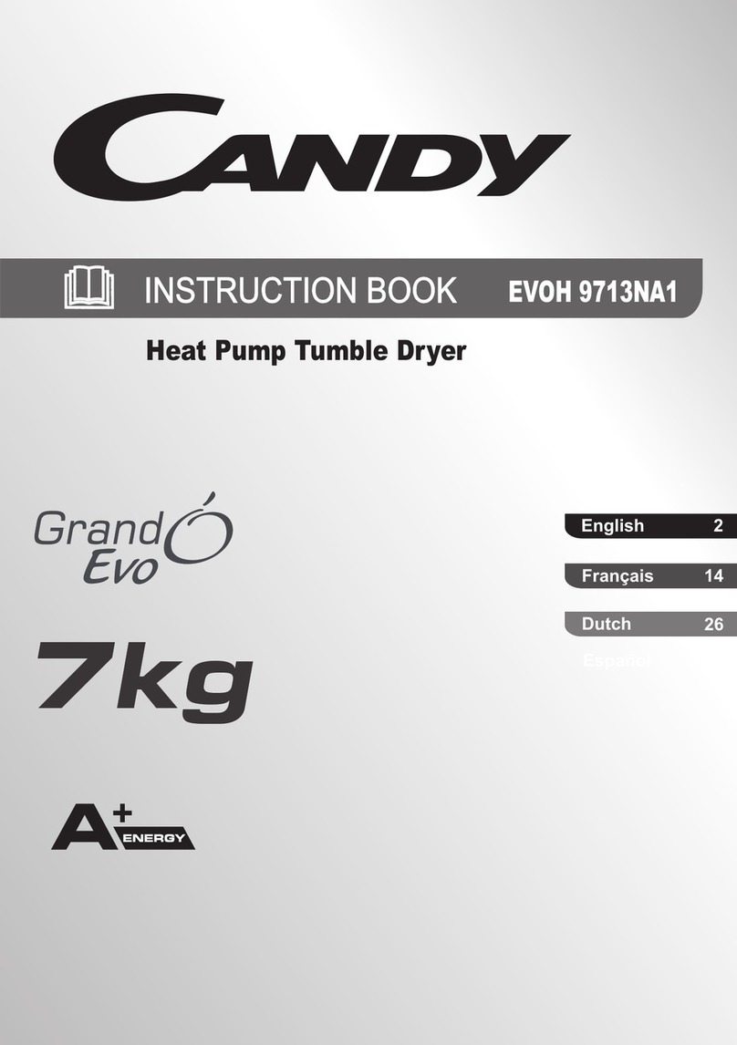 Candy EVOH 9713NA1 User manual
