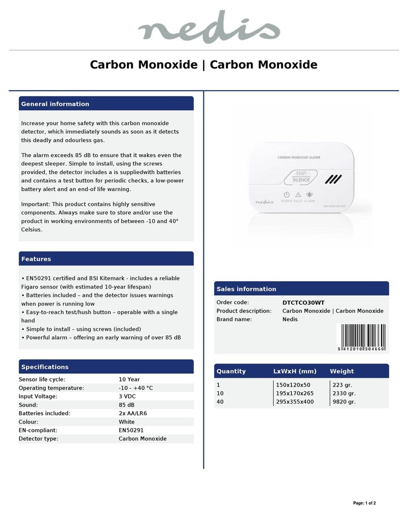 nedis DTCTCO30WT quick start guide
