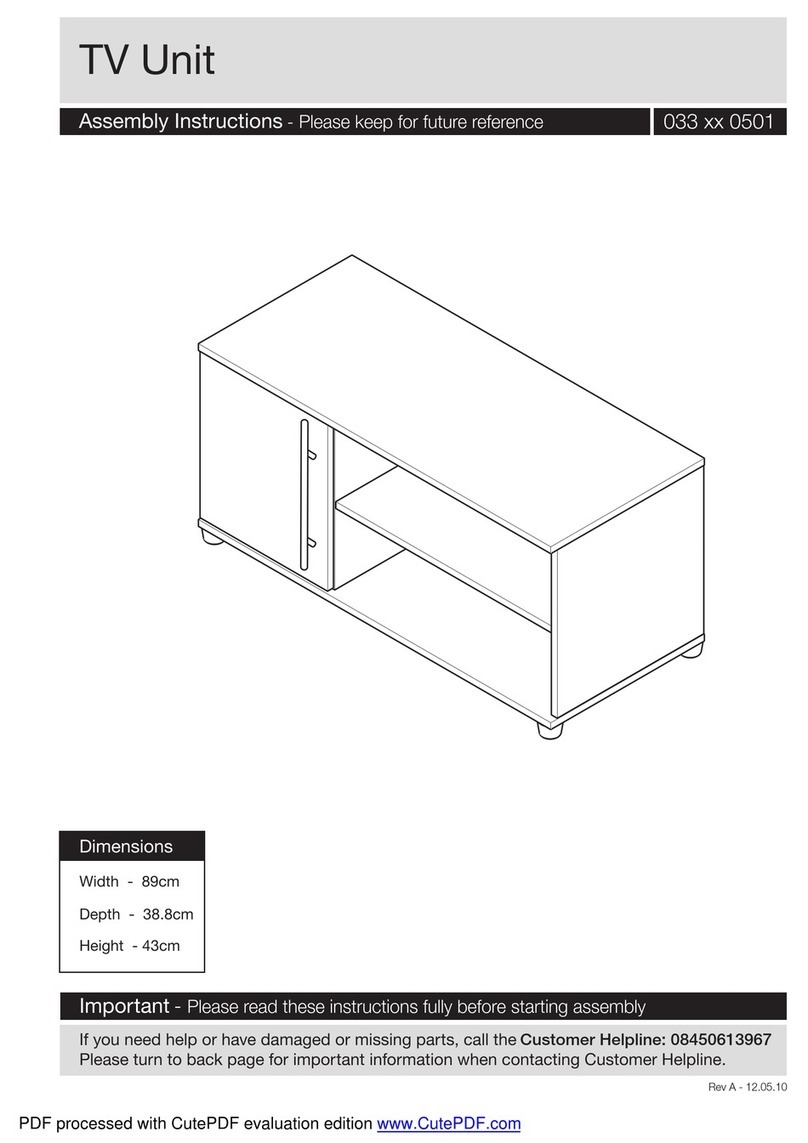 Argos 033 0501 Series Assembly instructions