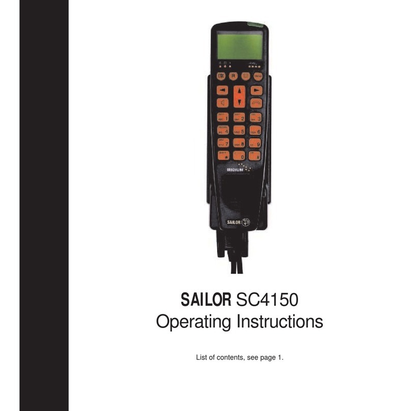 Iridium SAILOR SC4150 operating instructions Iridium SAILOR SC4150 operating instructions