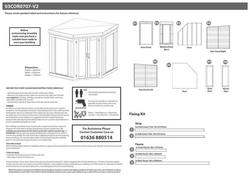 Mercia Garden Products 03COR0707-V2 User manual Mercia Garden Products 03COR0707-V2 User manual