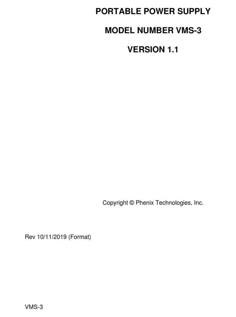 Phenix Technologies VMS-3 manual