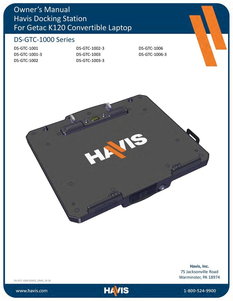 Havis DS-GTC-1000 Series User manual