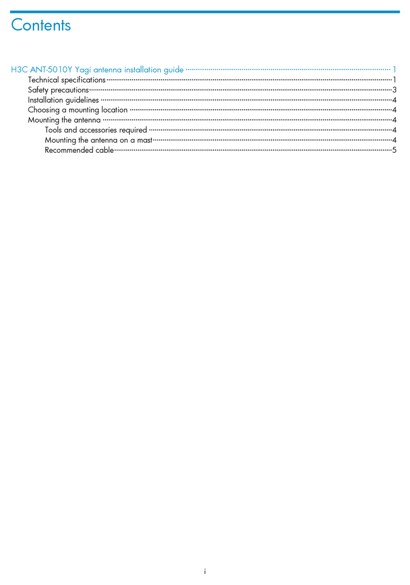 H3C ANT-5010Y Yagi User manual