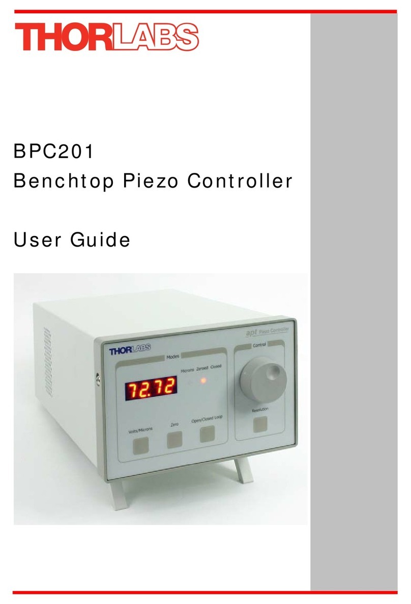THORLABS BPC201 User manual