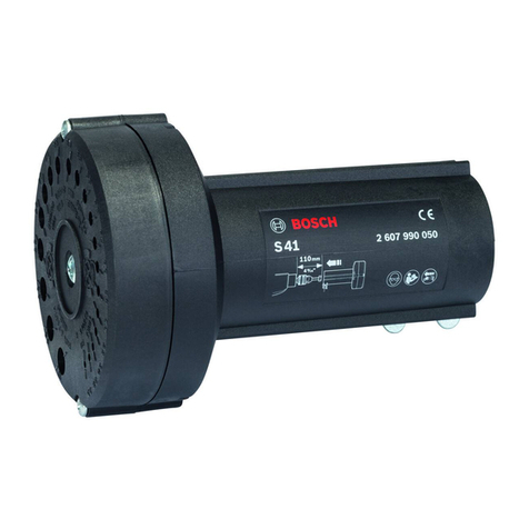 Bosch S 41 User manual
