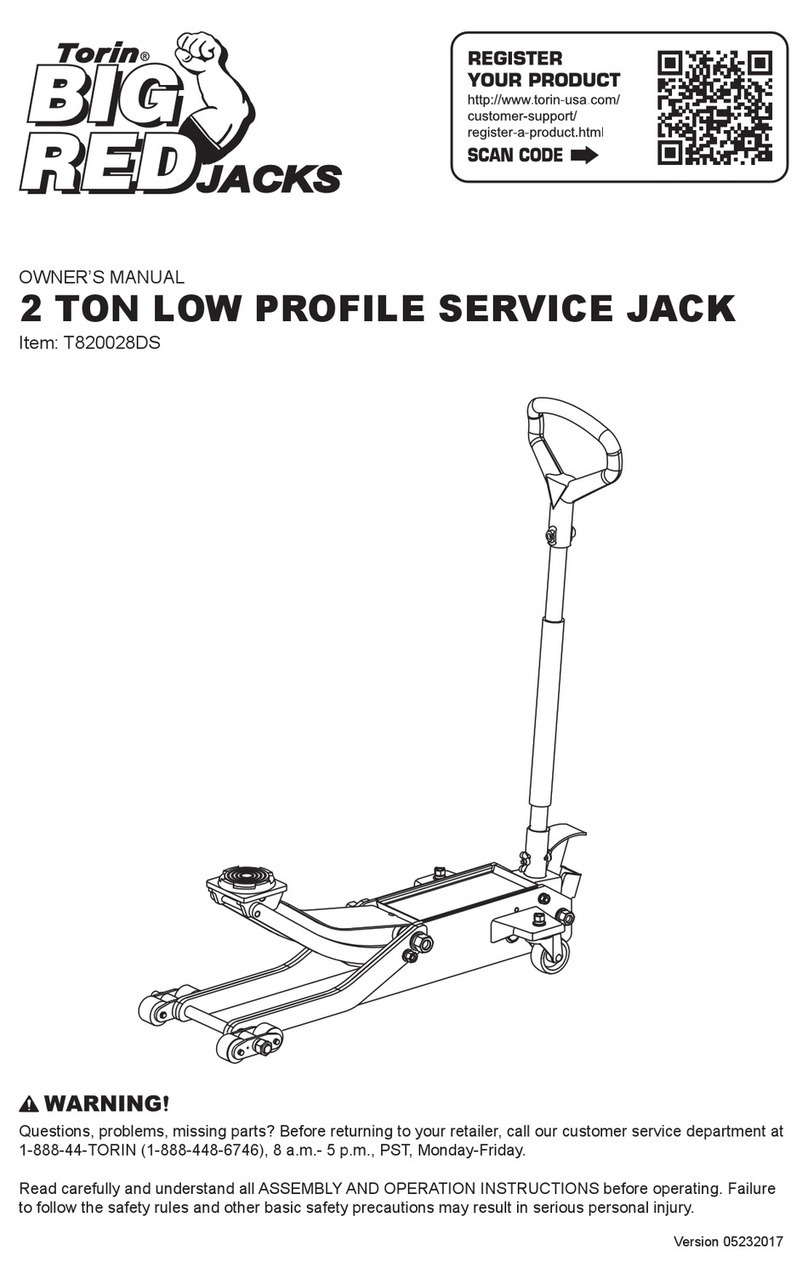 Torin BIG RED T820028DS owner's manual