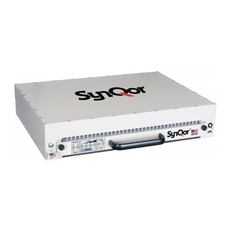 SynQor Headquarters UPS-1500-S-2S Series Operator's guide