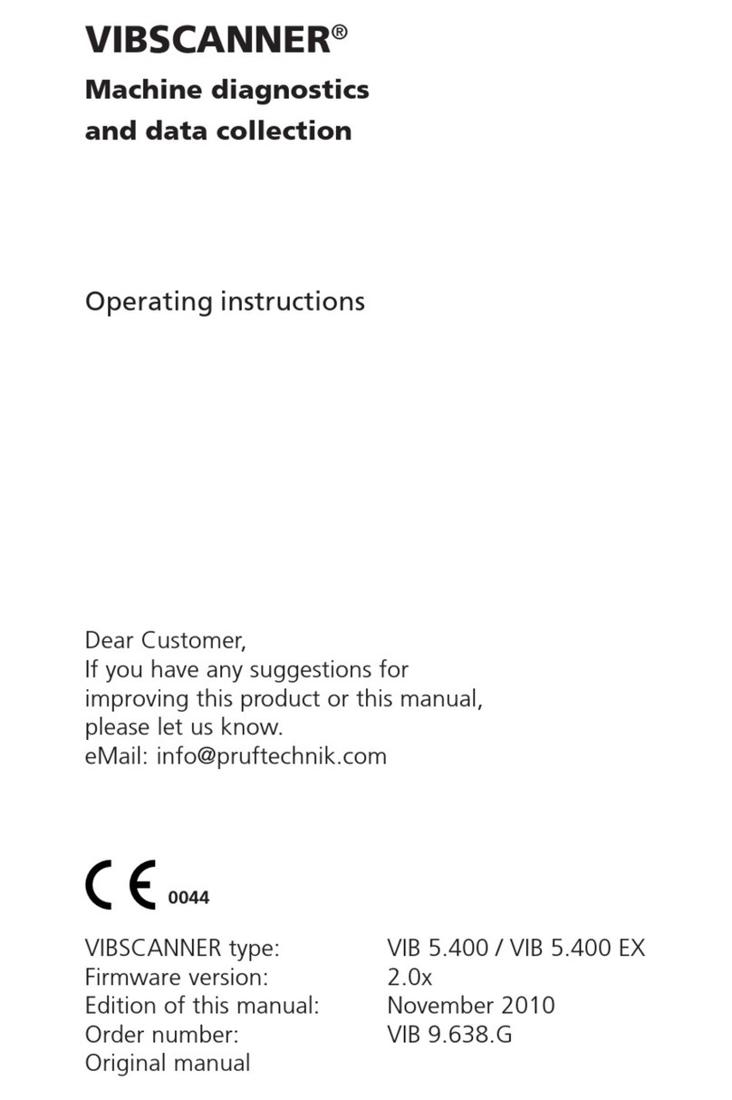 PRÜFTECHNIK VIBSCANNER VIB 5.400 operating instructions