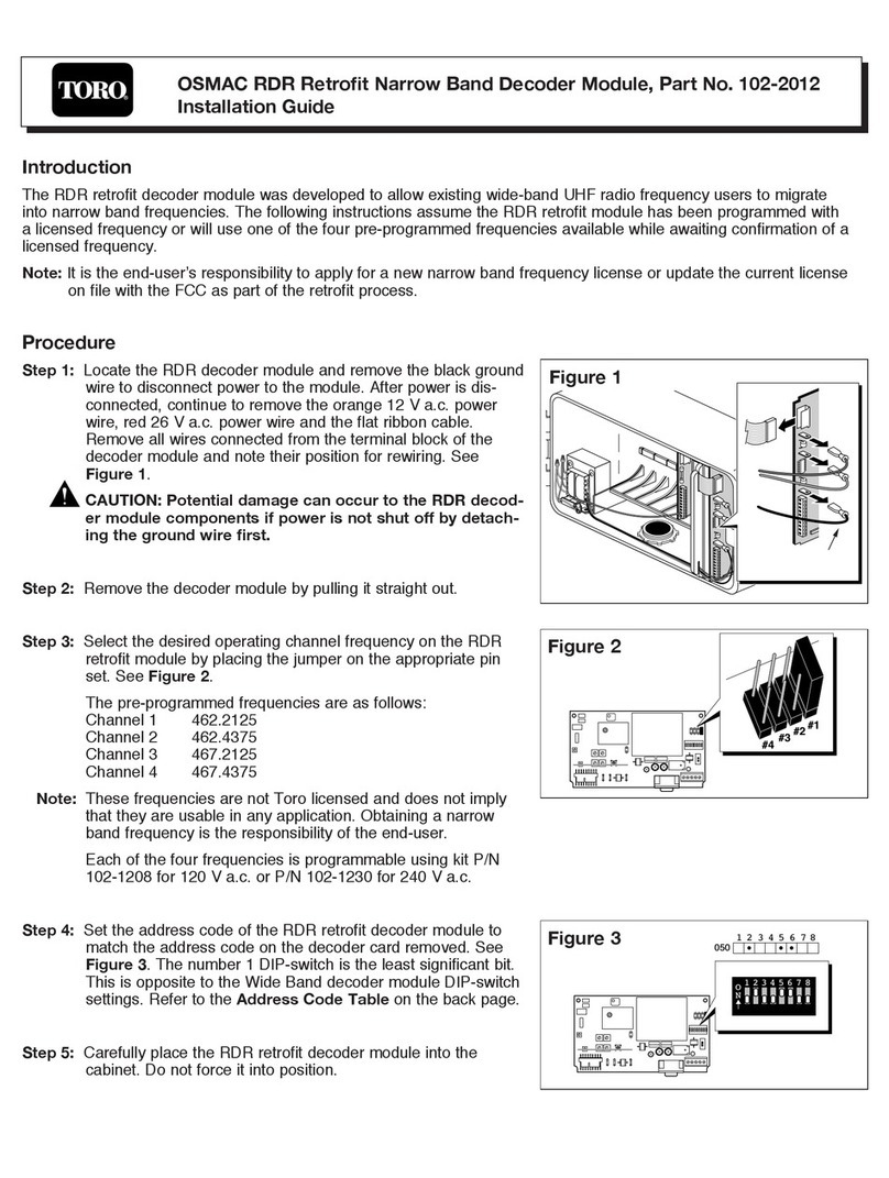 Toro 102-2012 User manual