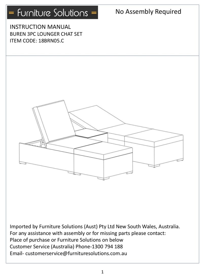 Furniture Solutions 18BRN05.C instruction manual