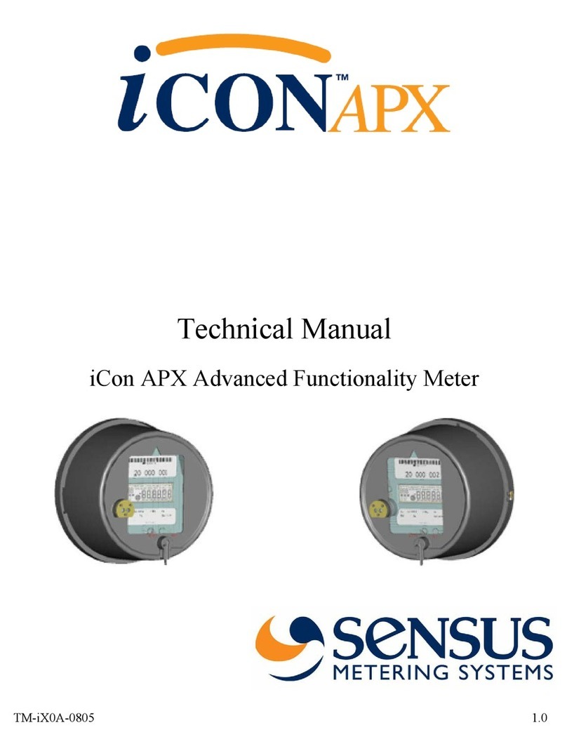 Sensus iCon APX User manual