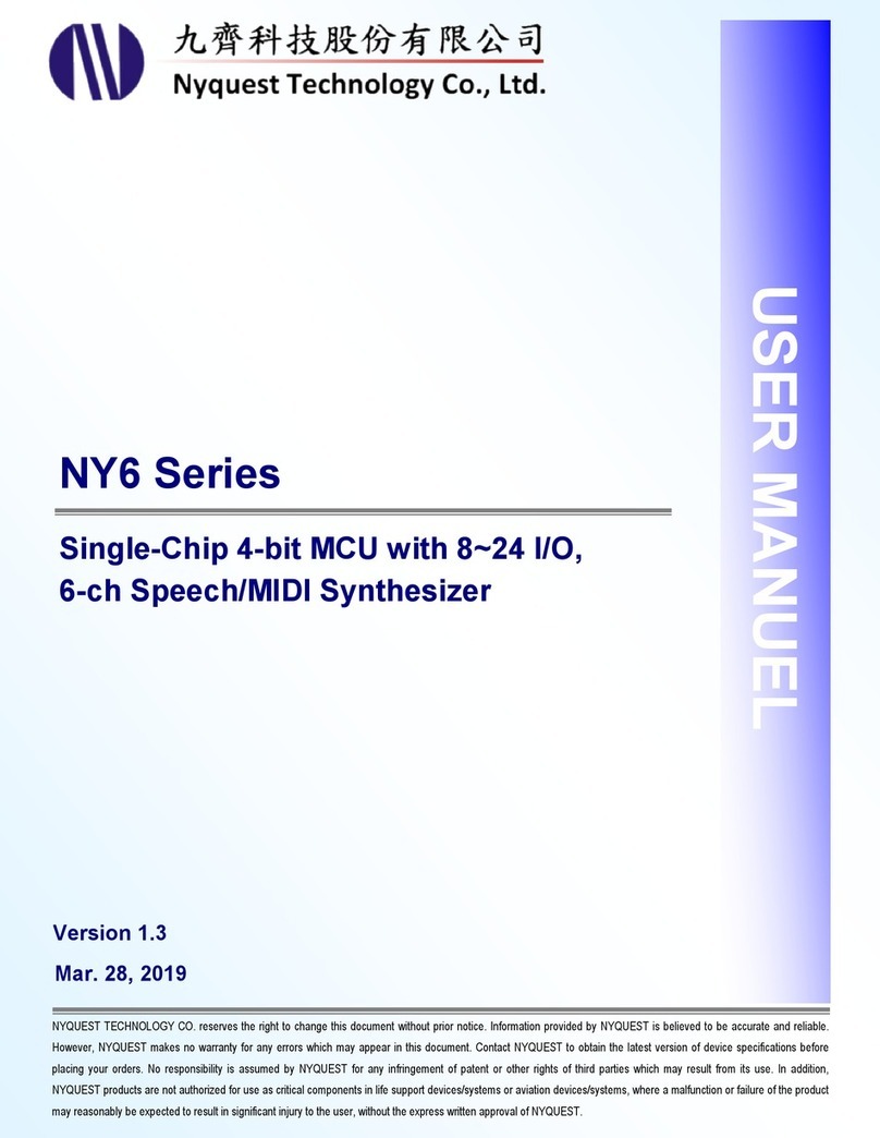 NyQuest Innovation Labs NY6 Series user manuel