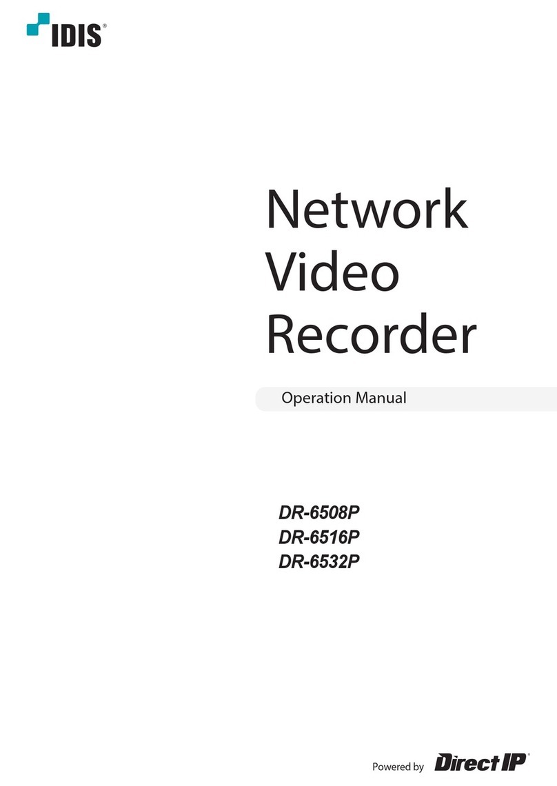 Idis DirectIP DR-6516P User manual