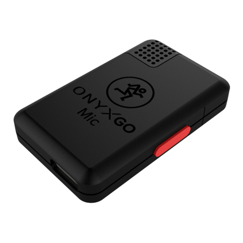 Mackie ONYXGO Mic quick start guide