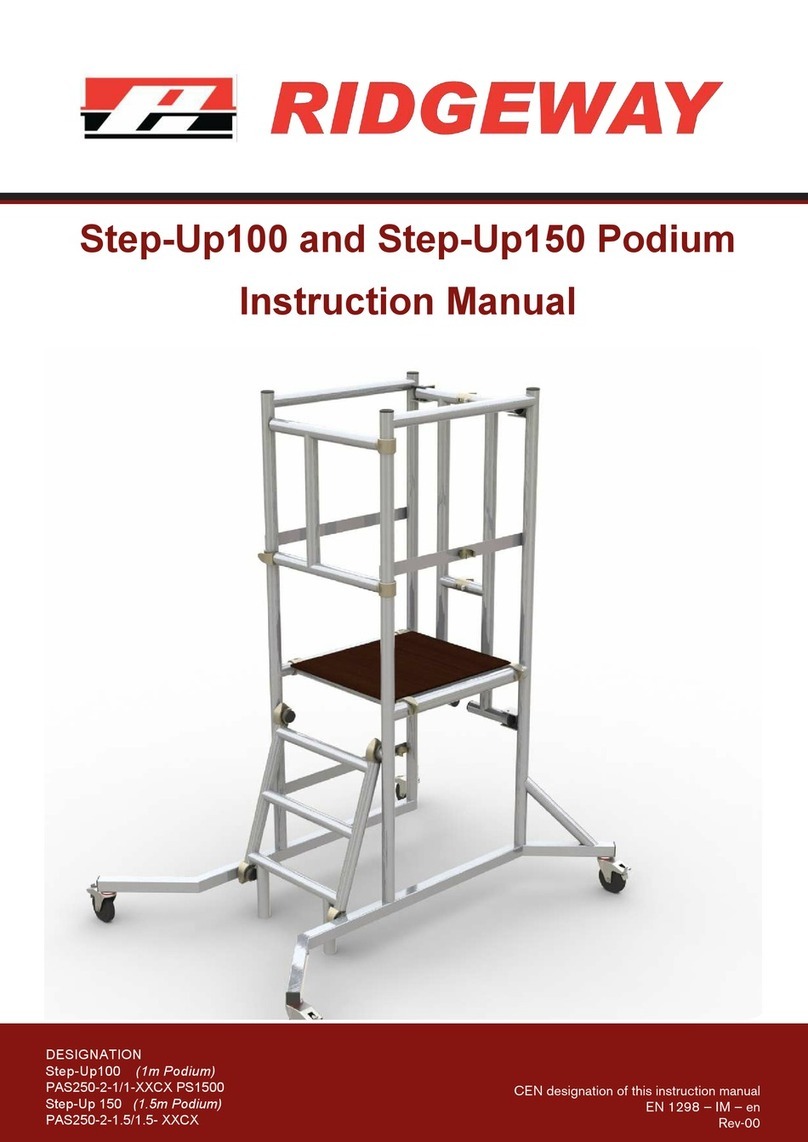 Instant Upright Ridgeway Step-Up100 instruction manual