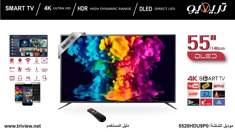 TRIVIEW 5520HDU9P0 User manual