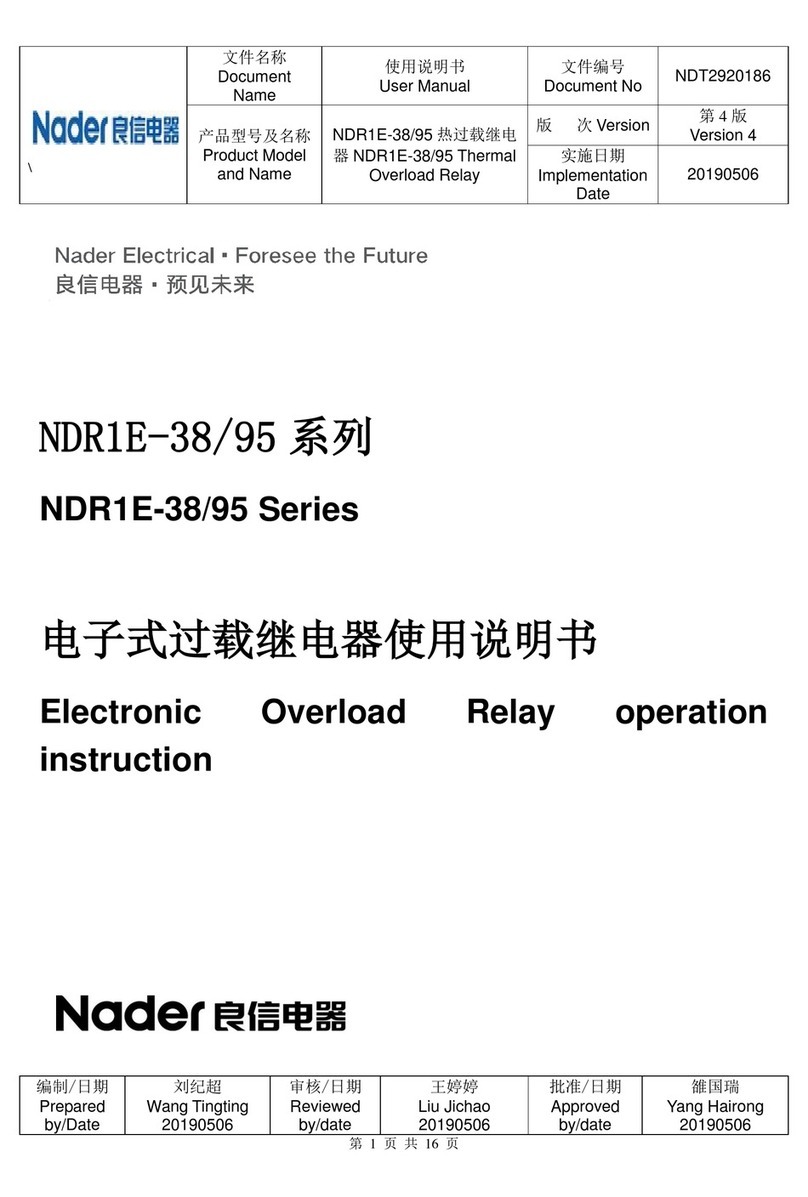 nader NDR1E-38 Series Technical manual