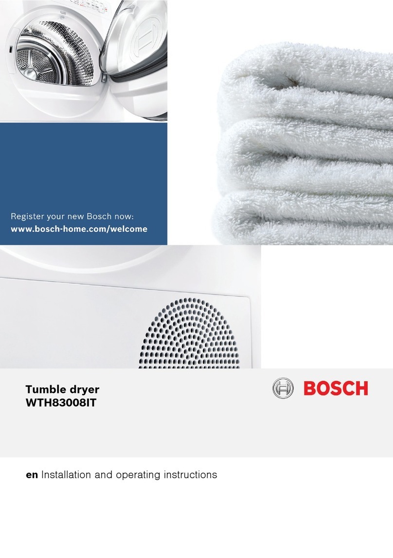 Bosch WTH83008IT User manual