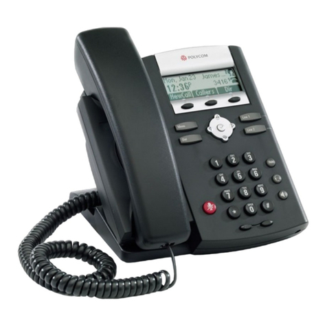 Polycom SoundPoint IP 321 User manual Polycom SoundPoint IP 321 User manual
