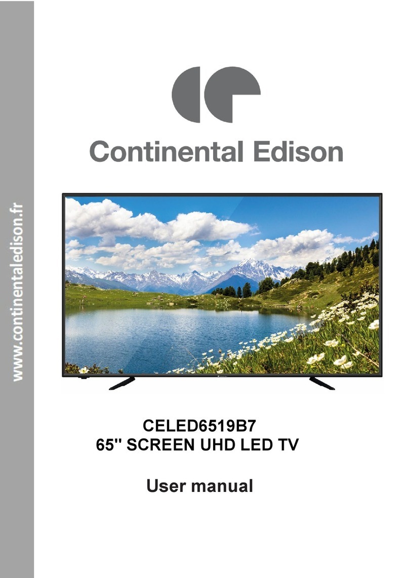 CONTINENTAL EDISON D65RWB624-U-T2 User manual CONTINENTAL EDISON D65RWB624-U-T2 User manual
