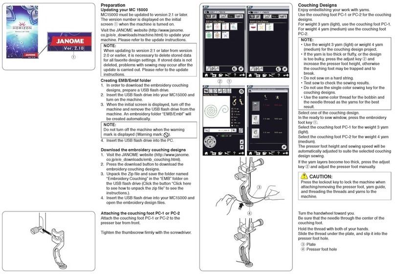 Janome 202297008 instructions