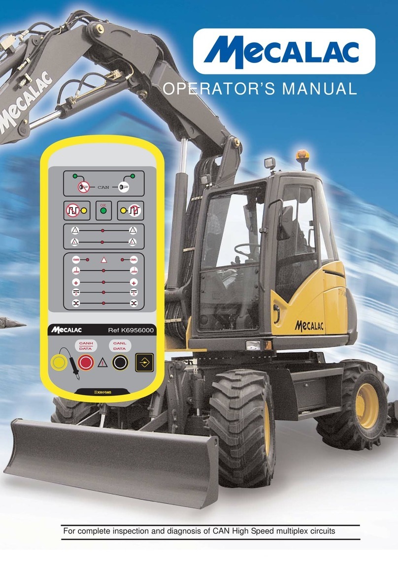 mecalac 714 PC Operator's manual