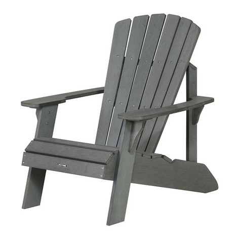 Lifetime ADIRONDACK CHAIR 60204 Assembly instructions Lifetime ADIRONDACK CHAIR 60204 Assembly instructions