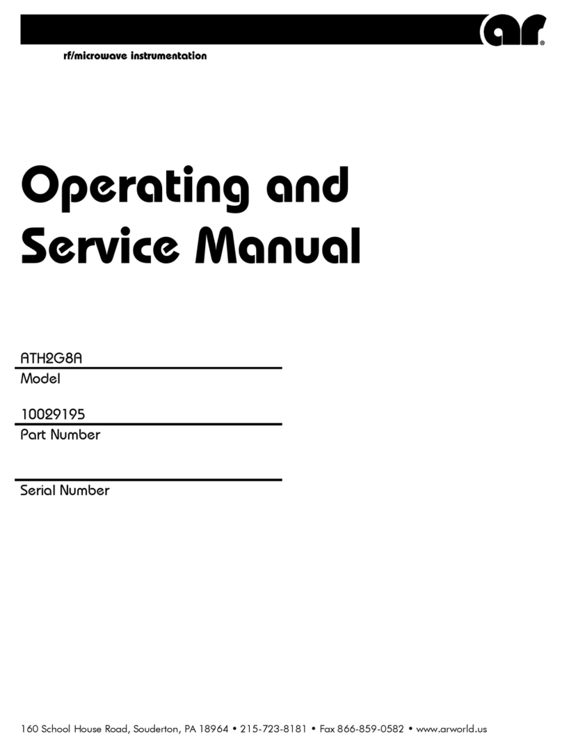 AR ATH2G8A Operating and service manual