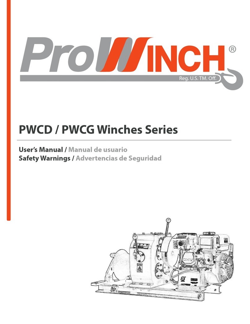 Prowinch PWCD Series User manual