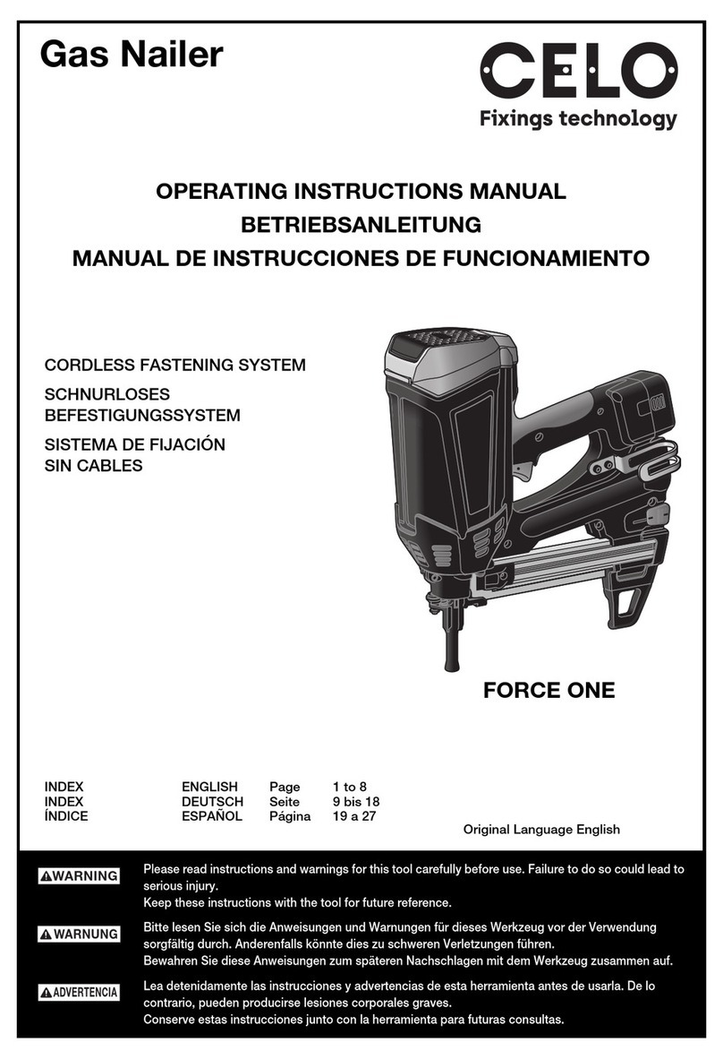 CELO FORCE ONE Operating instructions manual CELO FORCE ONE Operating instructions manual