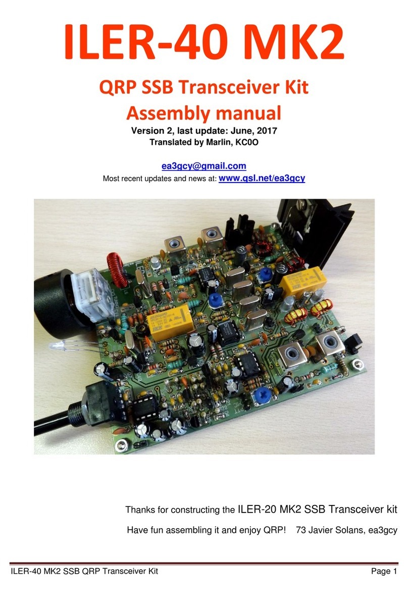 EA3GCY ILER-40MK2 User manual