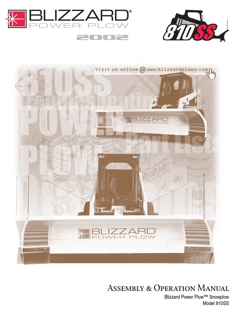 Blizzard POWER PLOW 810SS Assembly & operation manual