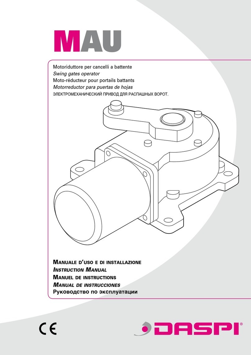Daspi MAU User manual