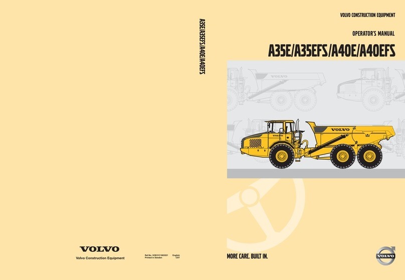 Volvo A35E Operator's manual