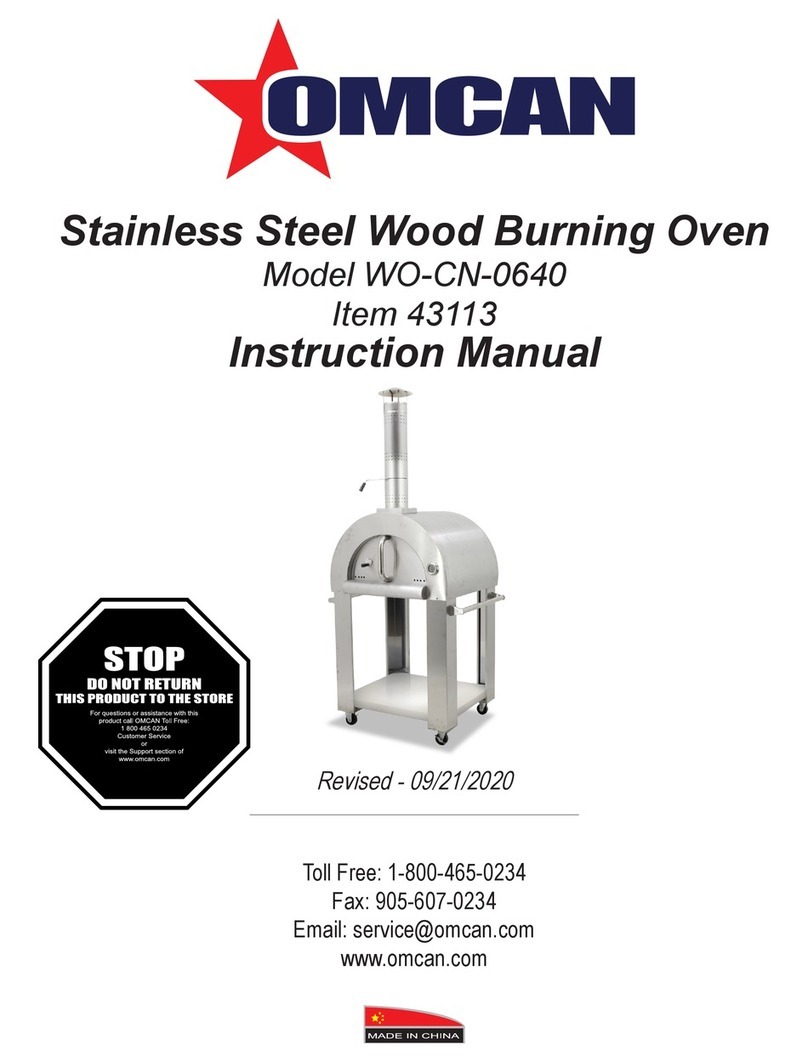 Omcan WO-CN-0640 User manual Omcan WO-CN-0640 User manual