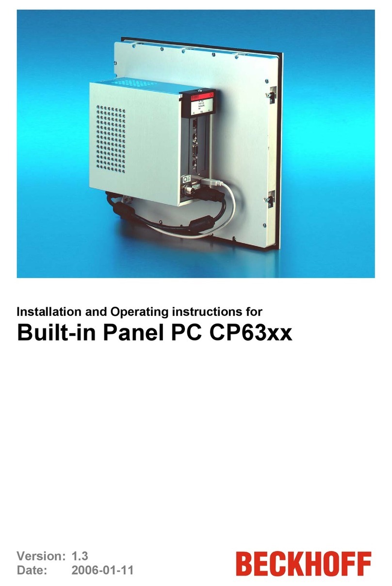 Beckhoff CP63 Series User manual