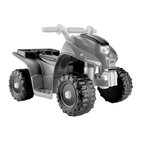 Fisher-Price Power Wheels W6214 Owner's manual with assembly instructions