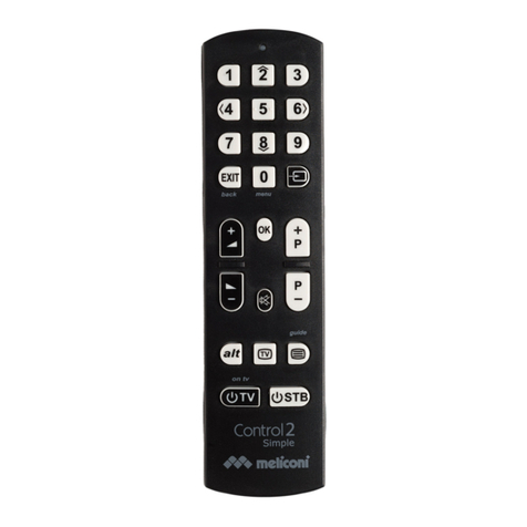 MELICONI CONTROL 2 Simple User manual