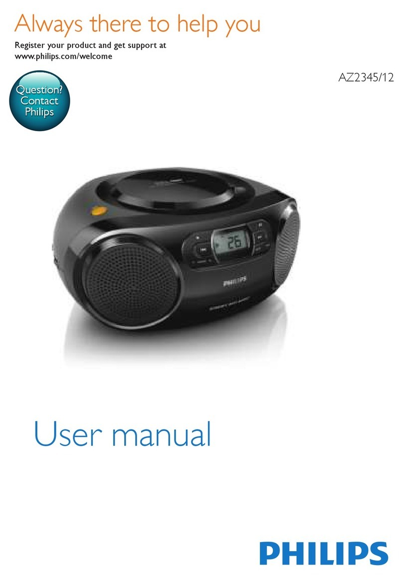 Philips AZ2345/12 User manual
