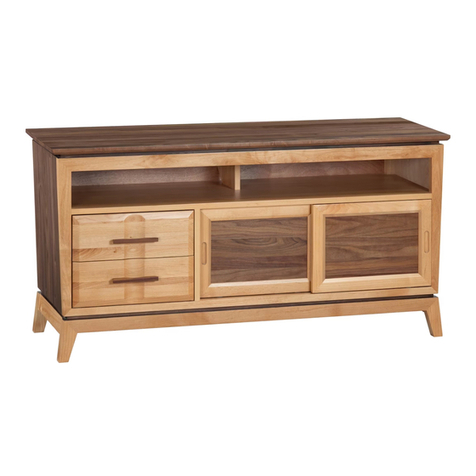 Whittier Wood Furniture 2093DUET Assembly instructions