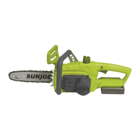SNOWJOE Sunjoe 20ViON-CS10 Operator's manual