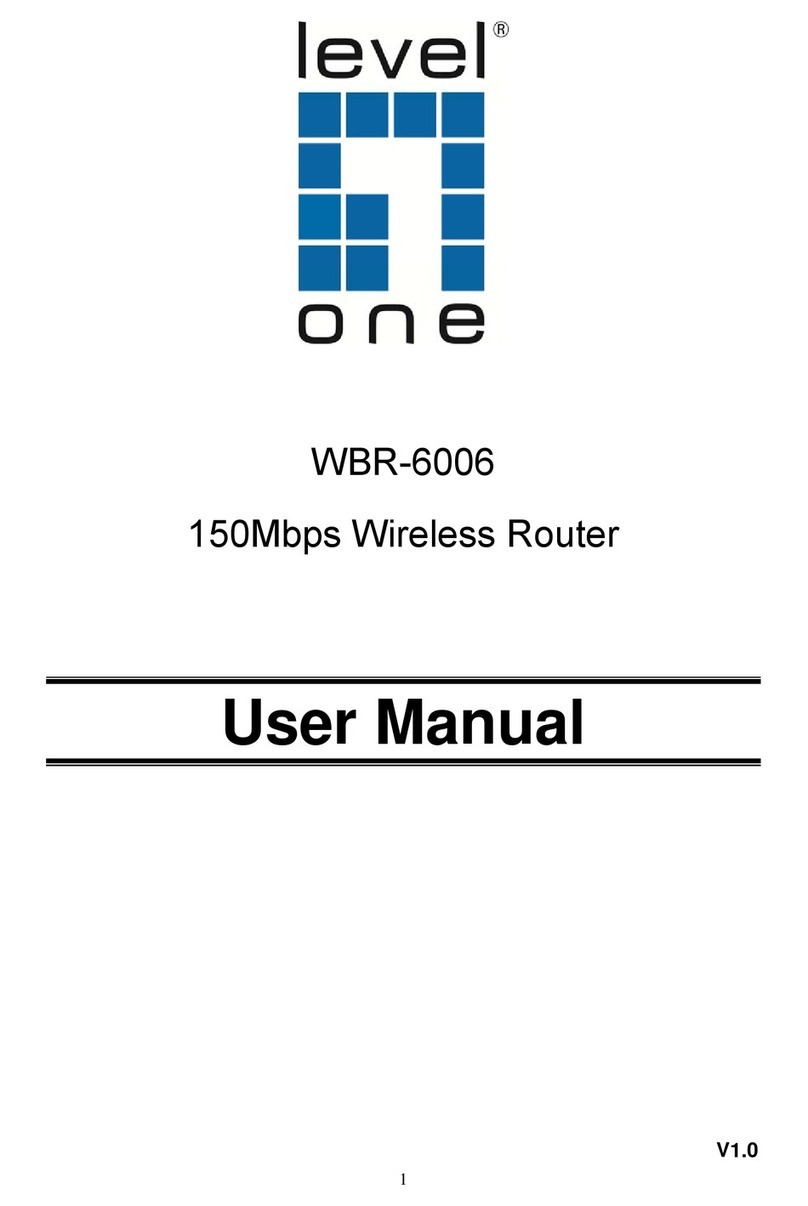 LevelOne WBR-6006 User manual LevelOne WBR-6006 User manual