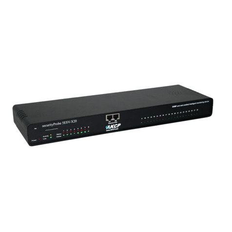 AKCP 5ESV-X20 user manual