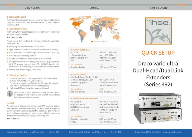 Ihse Draco vario ultra 492 Series Quick setup