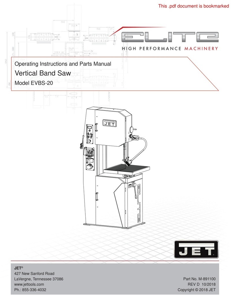 Jet Elite EVBS-20 Service manual