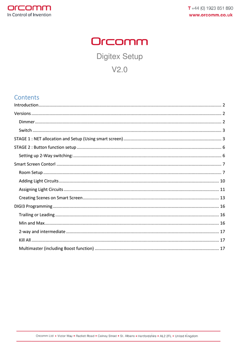 Orcomm DIGITEX manual
