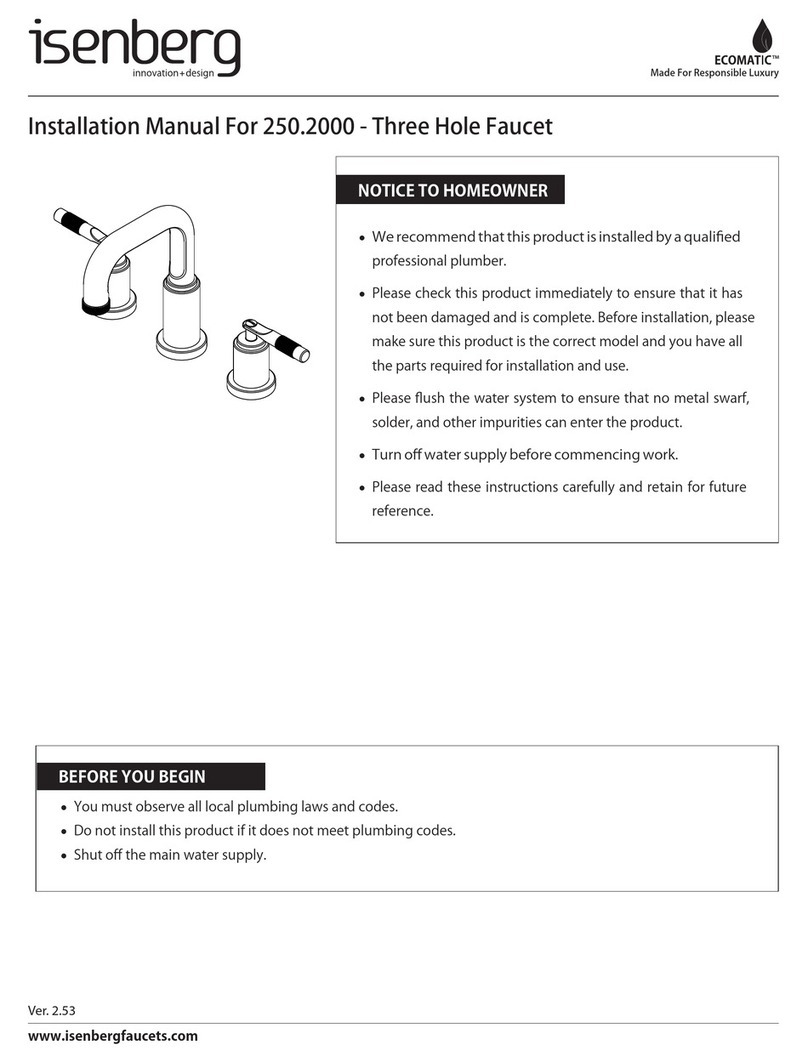 Isenberg 250.2000 User manual