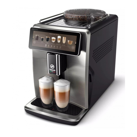 Saeco Xelsis SUPREMA SM8885 user manual